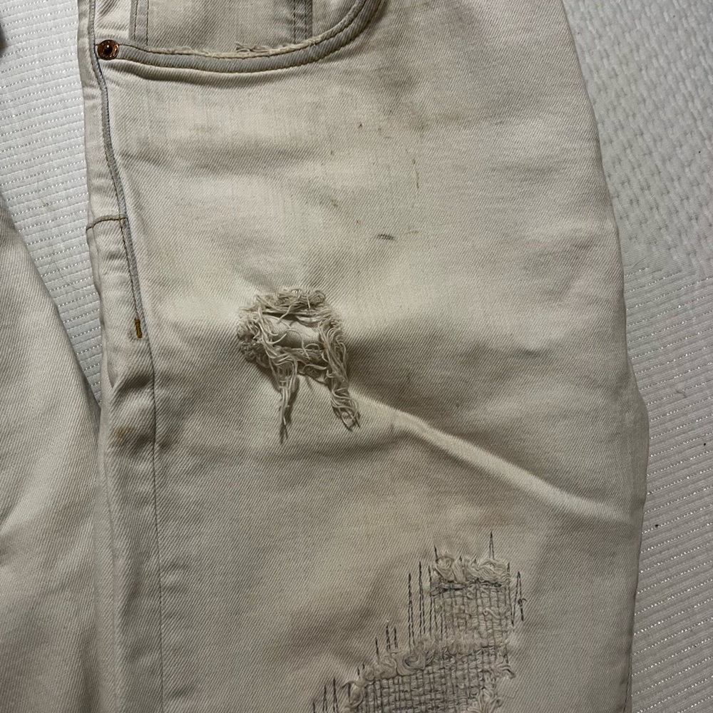 White Purple Brand Jeans